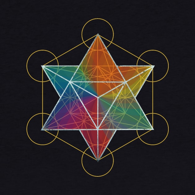 Metatron's Cube & Merkaba by Bluepress